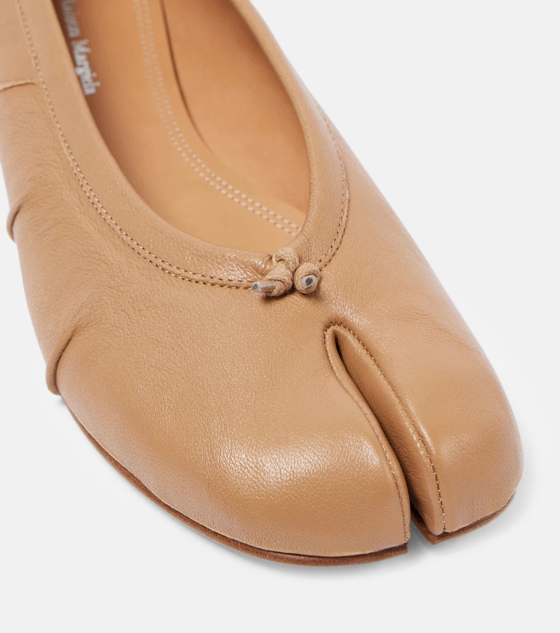 Maison Margiela - Tabi leather ballet flats