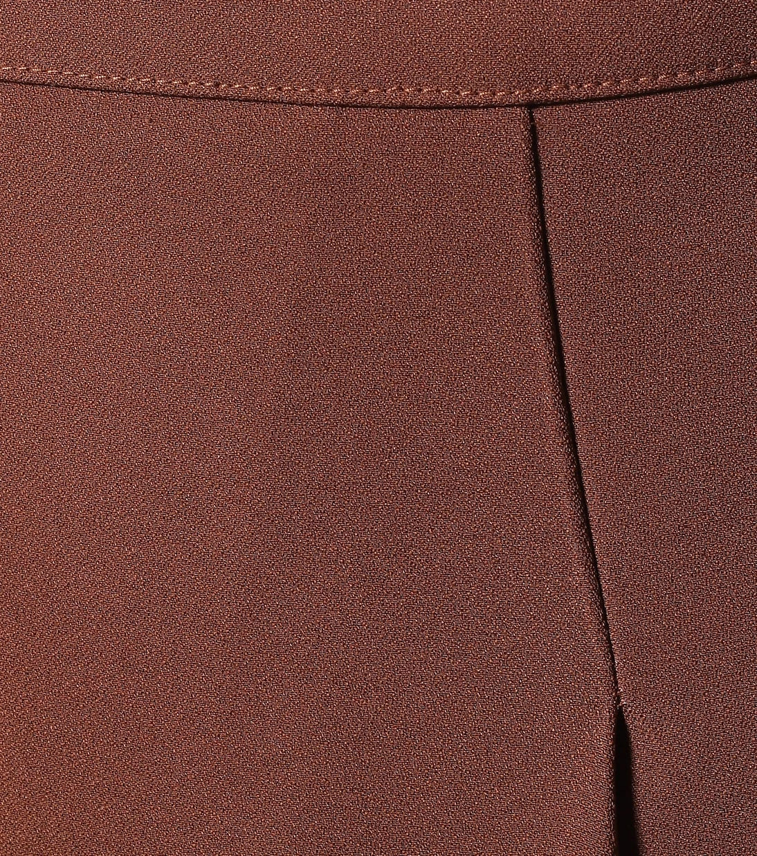 Plan C - Box-pleated high-rise miniskirt