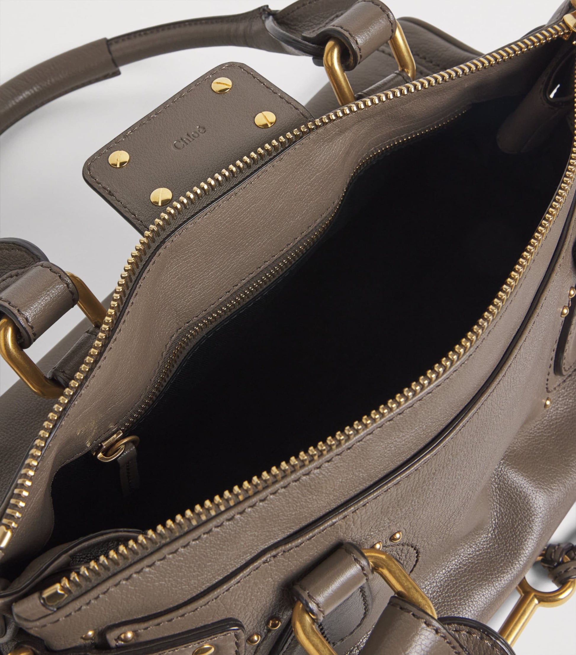 Leather Paddington Top-Handle Bag