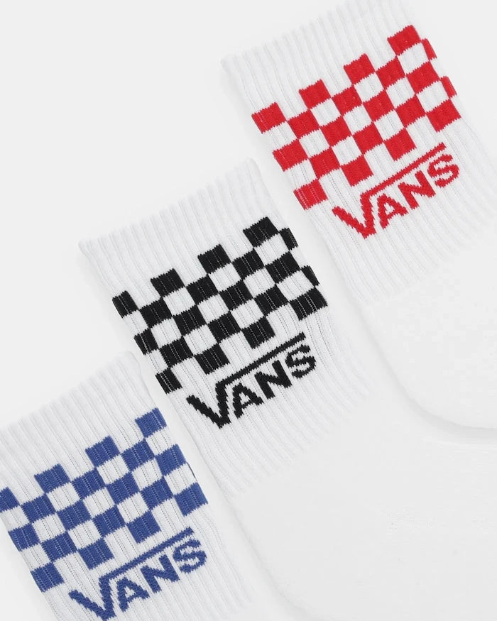 Çocuk Vans Classic Check Crew Çorapları (3'lü)