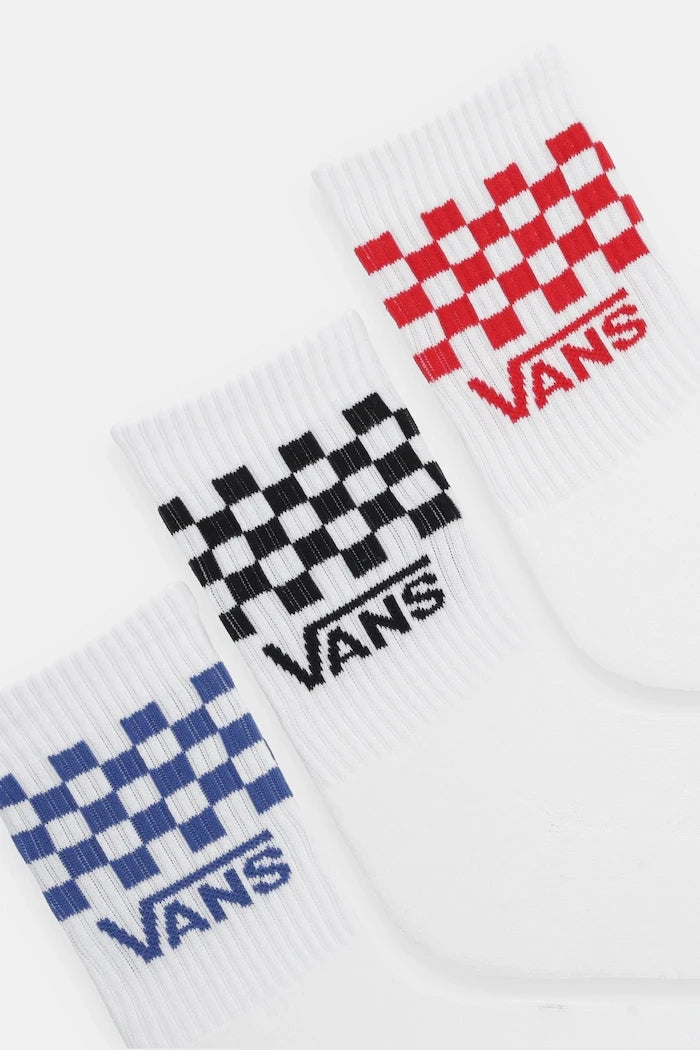 Çocuk Vans Classic Check Crew Çorapları (3'lü)