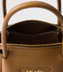 Prada Brown Mini Leather Top-Handle Bag