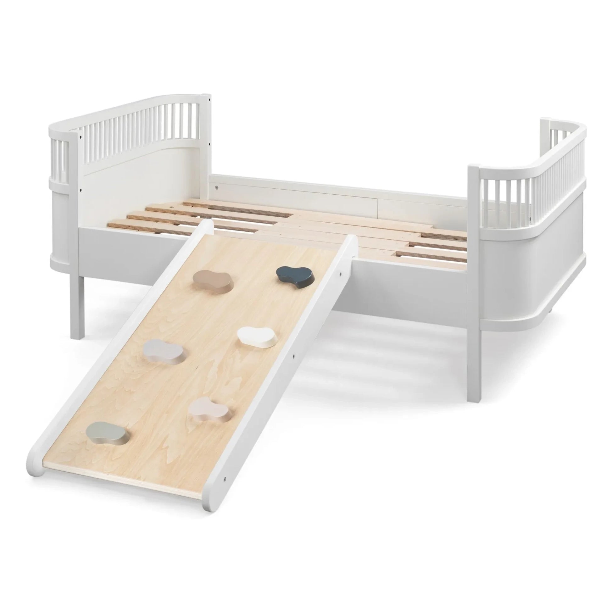 Sebra - 2 in 1 bed slide | White