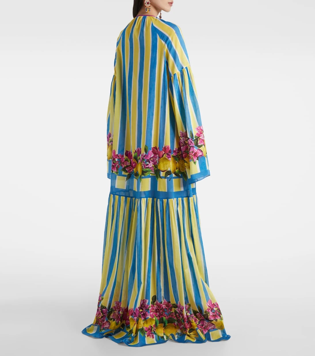 Dolce&Gabbana - Çizgili pamuklu kaftan