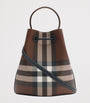 Burberry Brown Small Check Bucket Bag