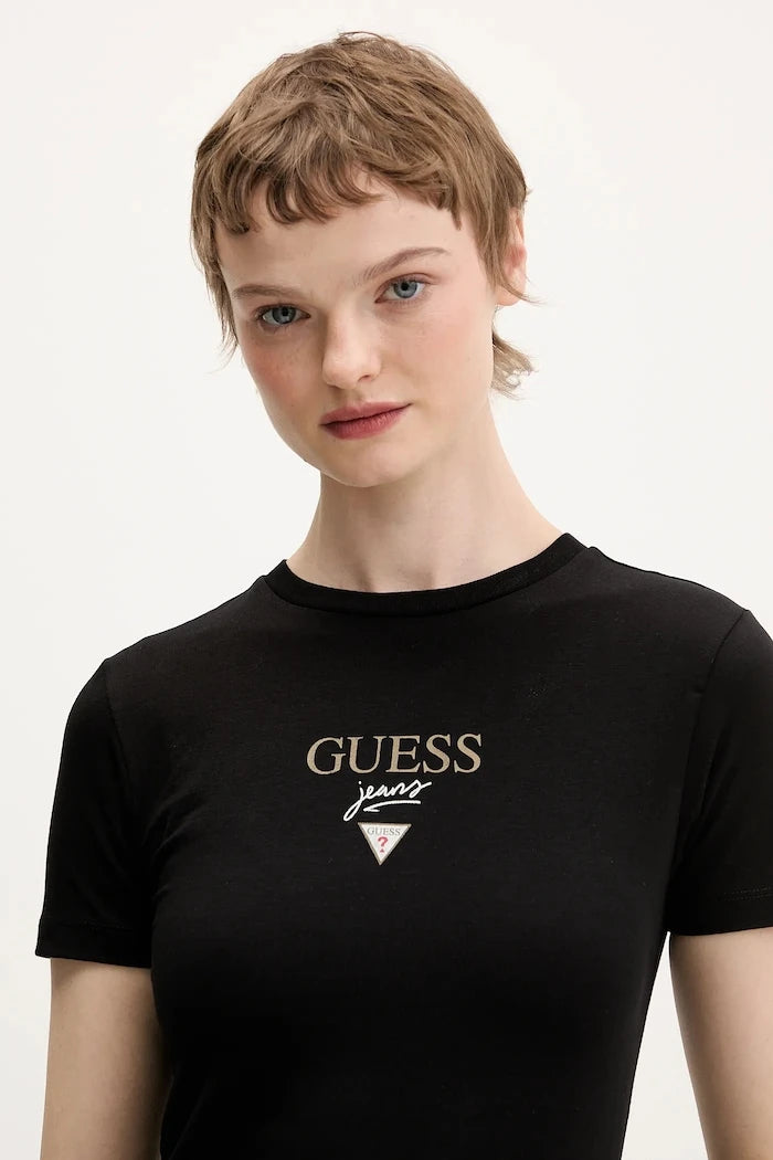 Guess Jeans kadın pamuklu tişört
