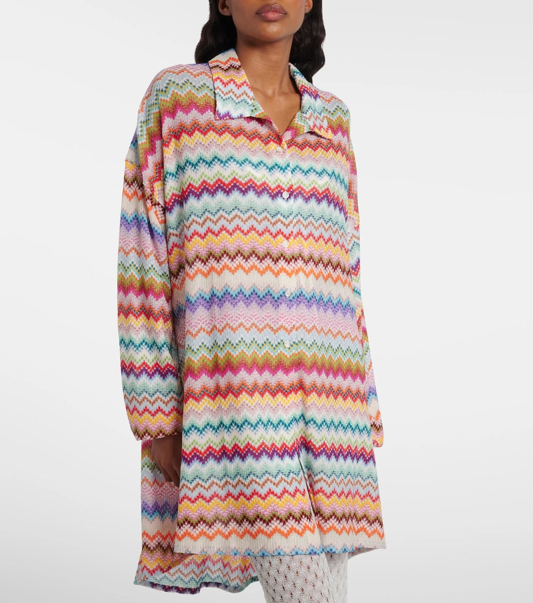 Missoni - Zigzag lamé shirt