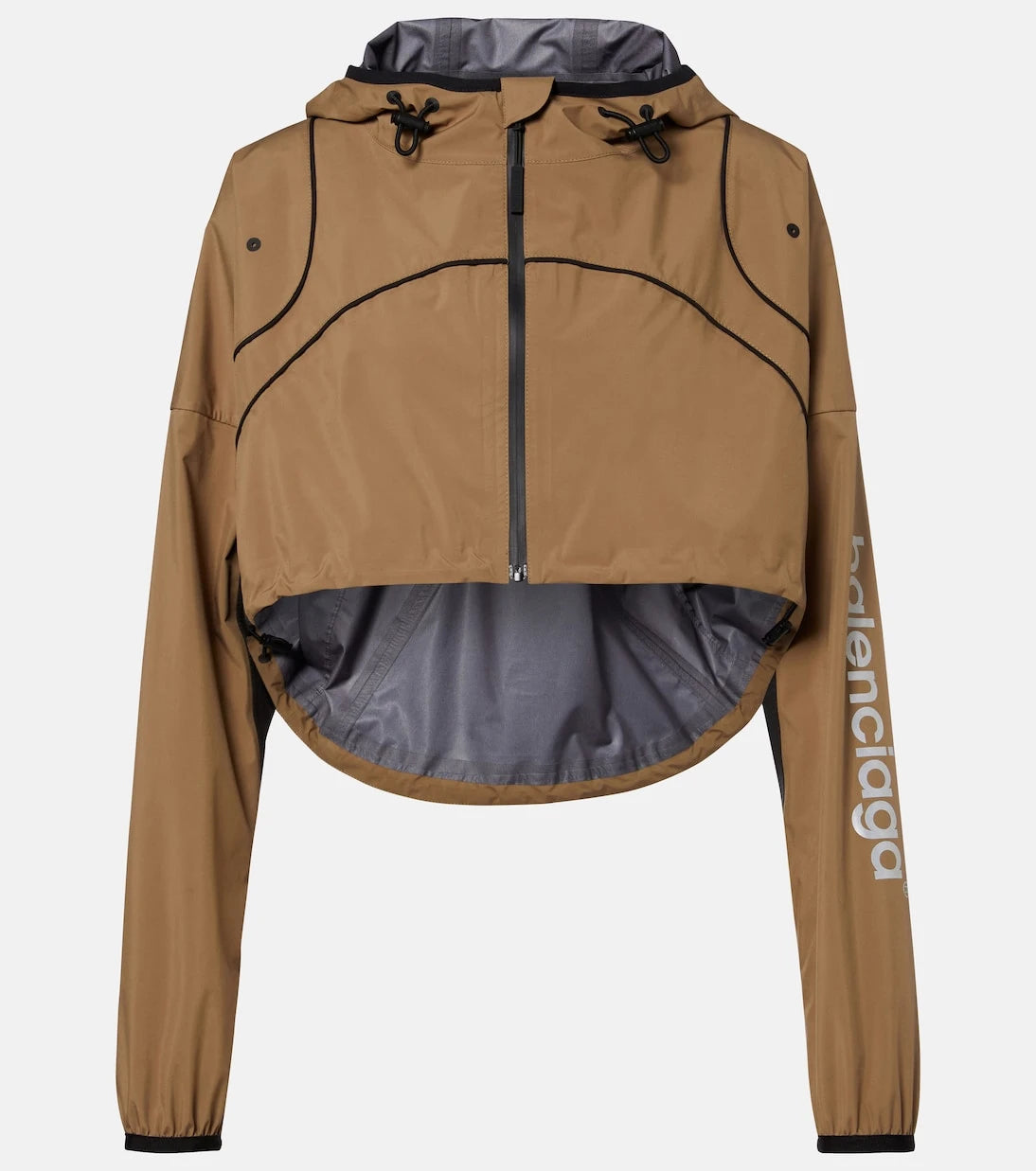 Balenciaga - Cropped taffeta jacket