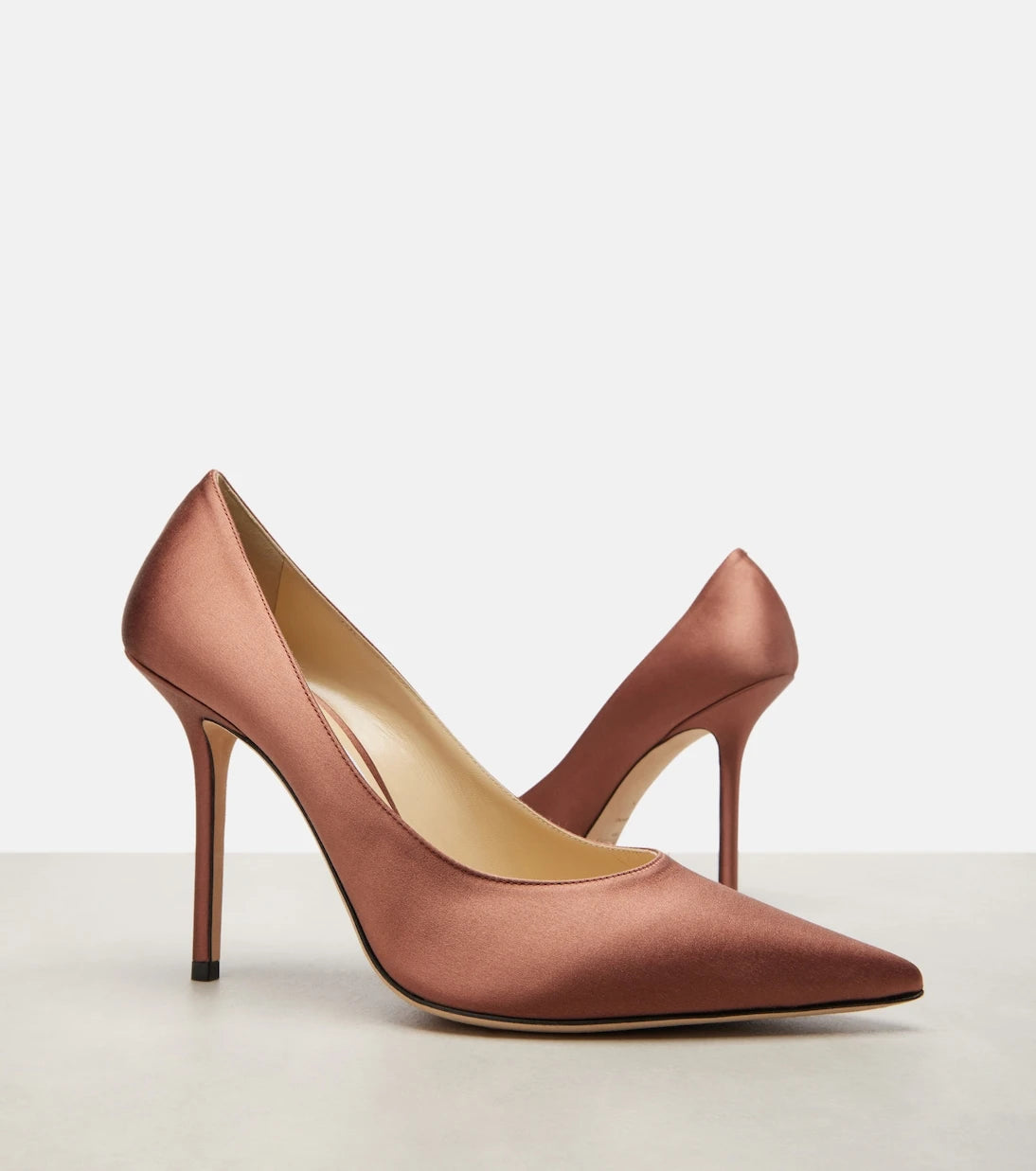 Jimmy Choo - Love 100 satin pumps