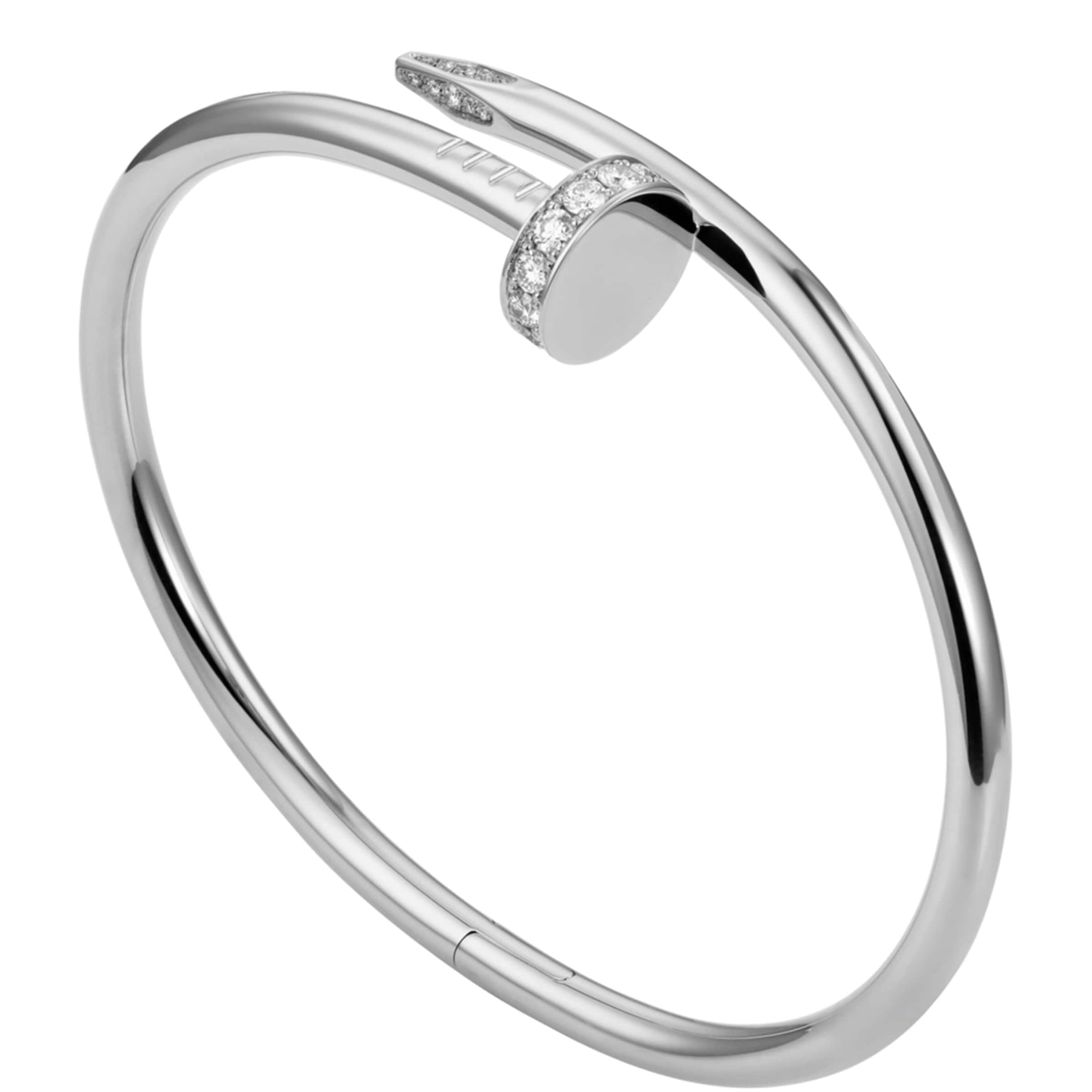 Cartier White Gold and Diamond Juste un Clou Bracelet