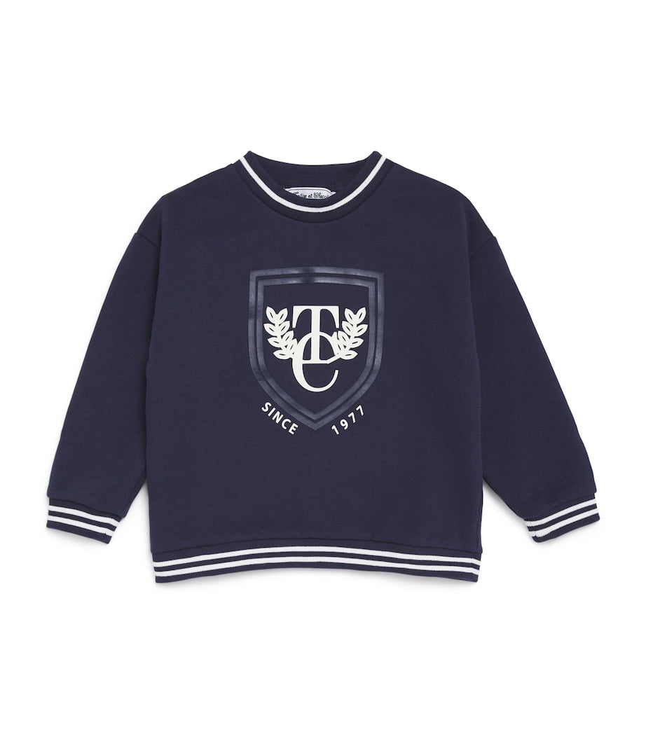 Cotton Logo-Crest Sweatshirt (5-12 Years)