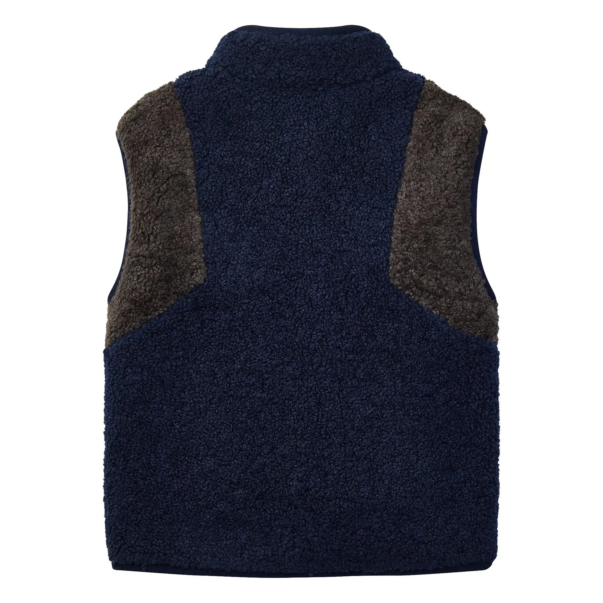 Wynken - Wilderness Sleeveless Sherpa Jacket | Navy blue