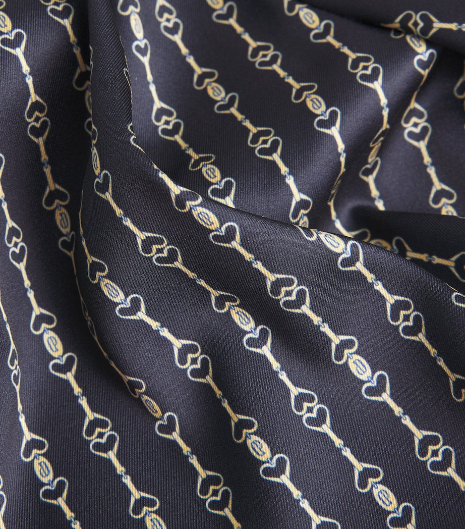 Claudie Pierlot Black Wide Leg Printed Trousers