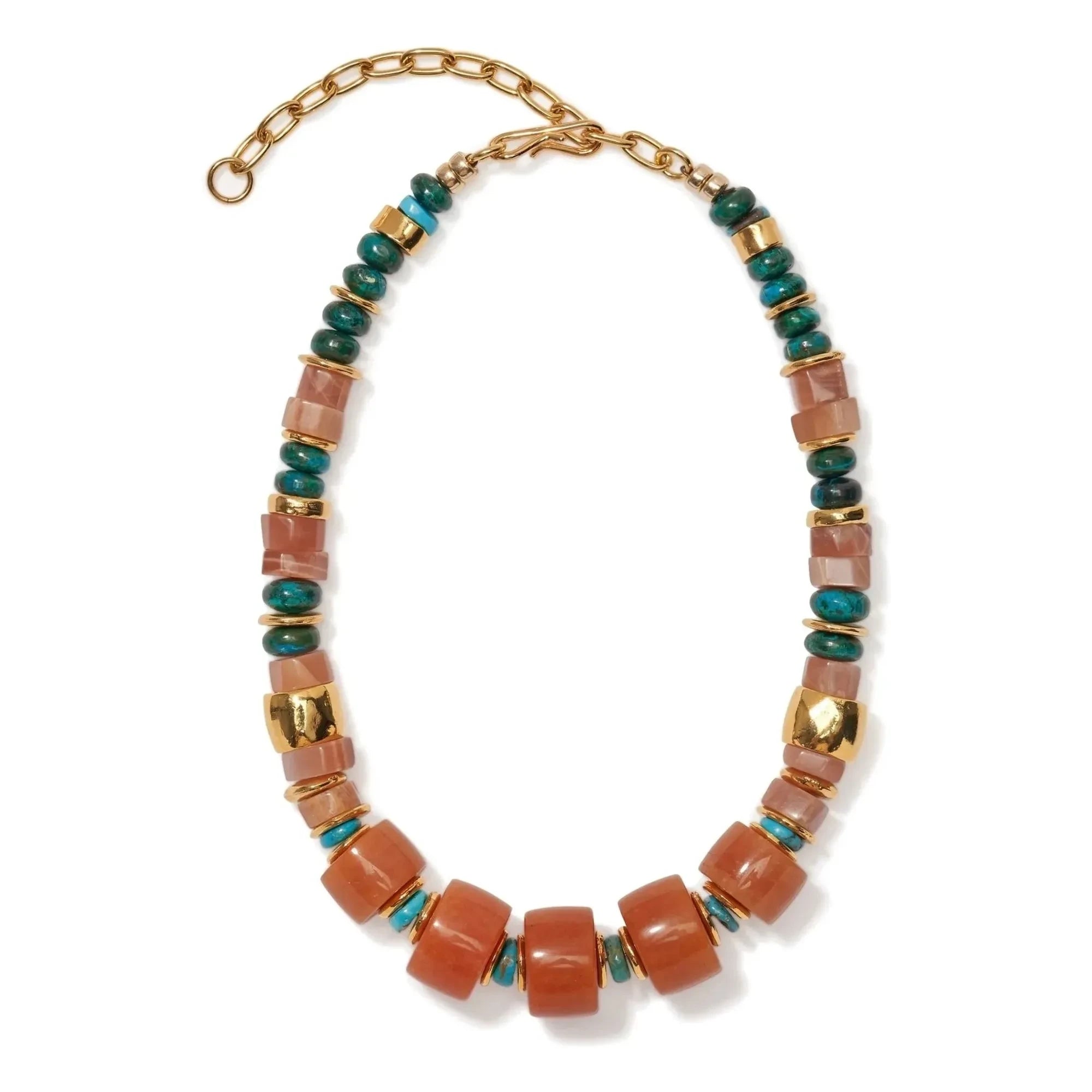 Lizzie Fortunato - Granada necklace | Terracotta