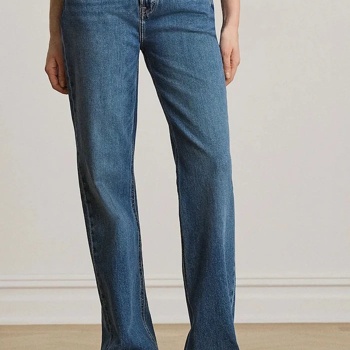 Lauren Ralph Lauren дънки wide leg дамски