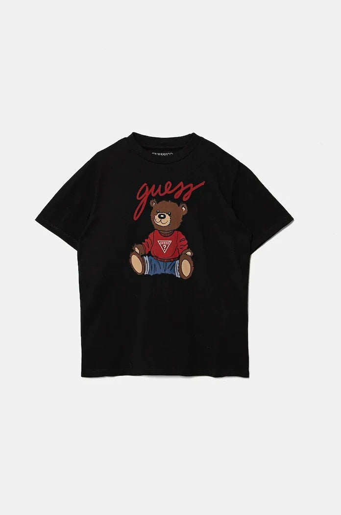 Детска памучна тениска Guess