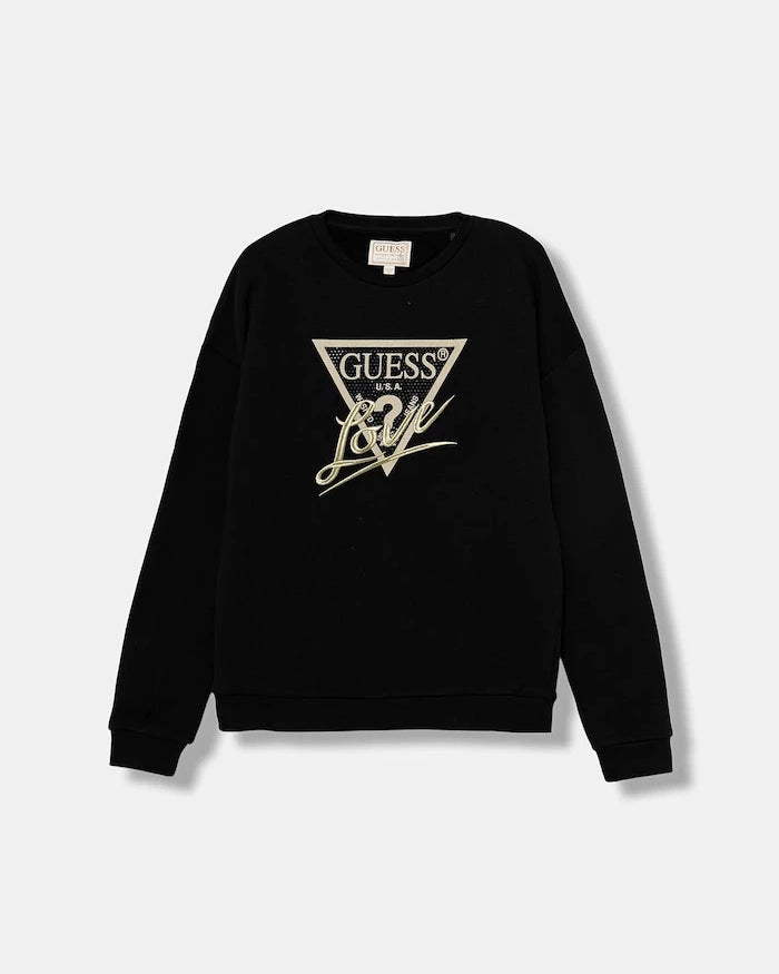 Çocuk Pamuklu Sweatshirt Guess
