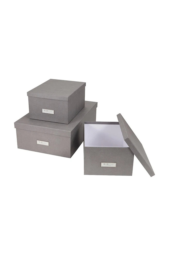 Bigso Box of Sweden Inge Saklama Kutusu Seti (3 Parça)