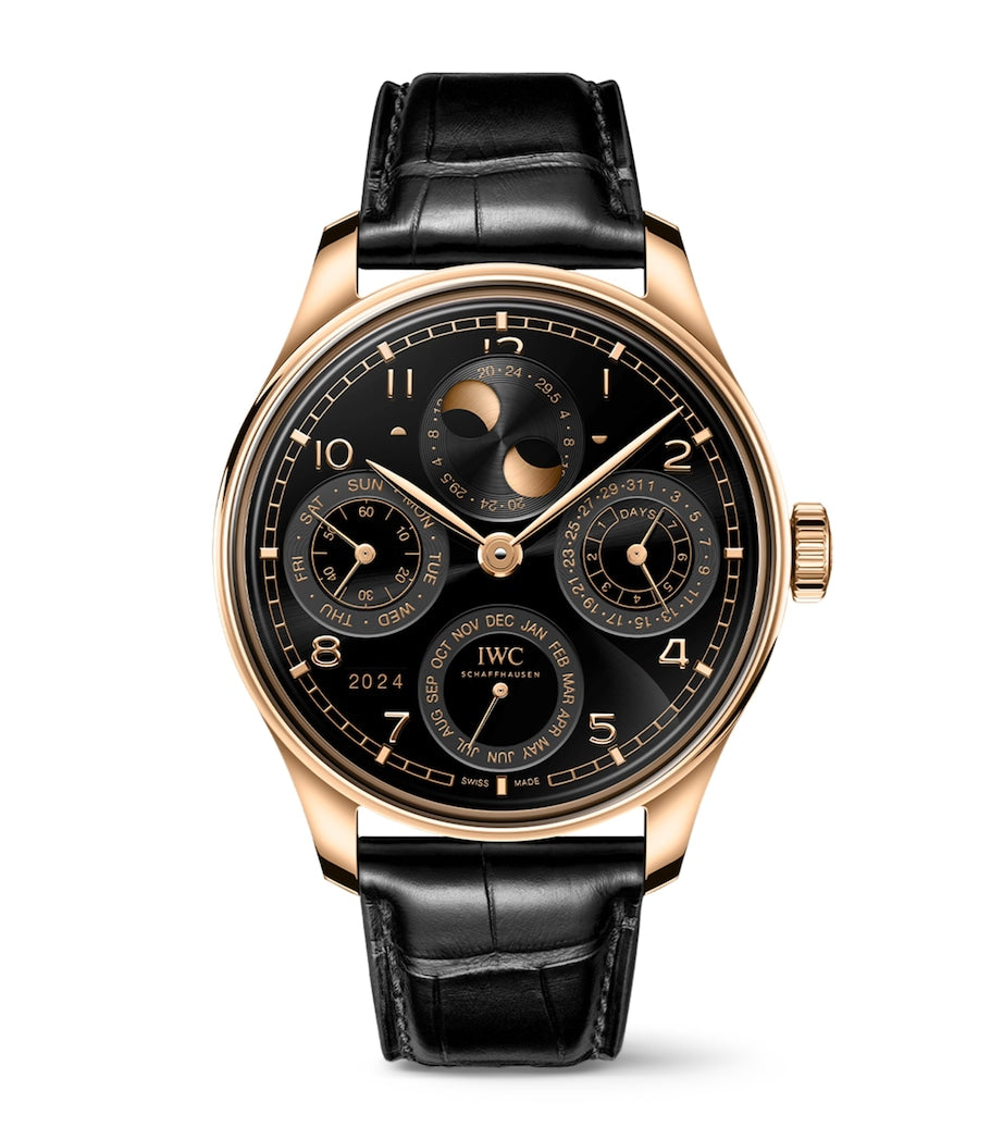 Rose Gold Portugieser Perpetual Calendar Watch 44mm