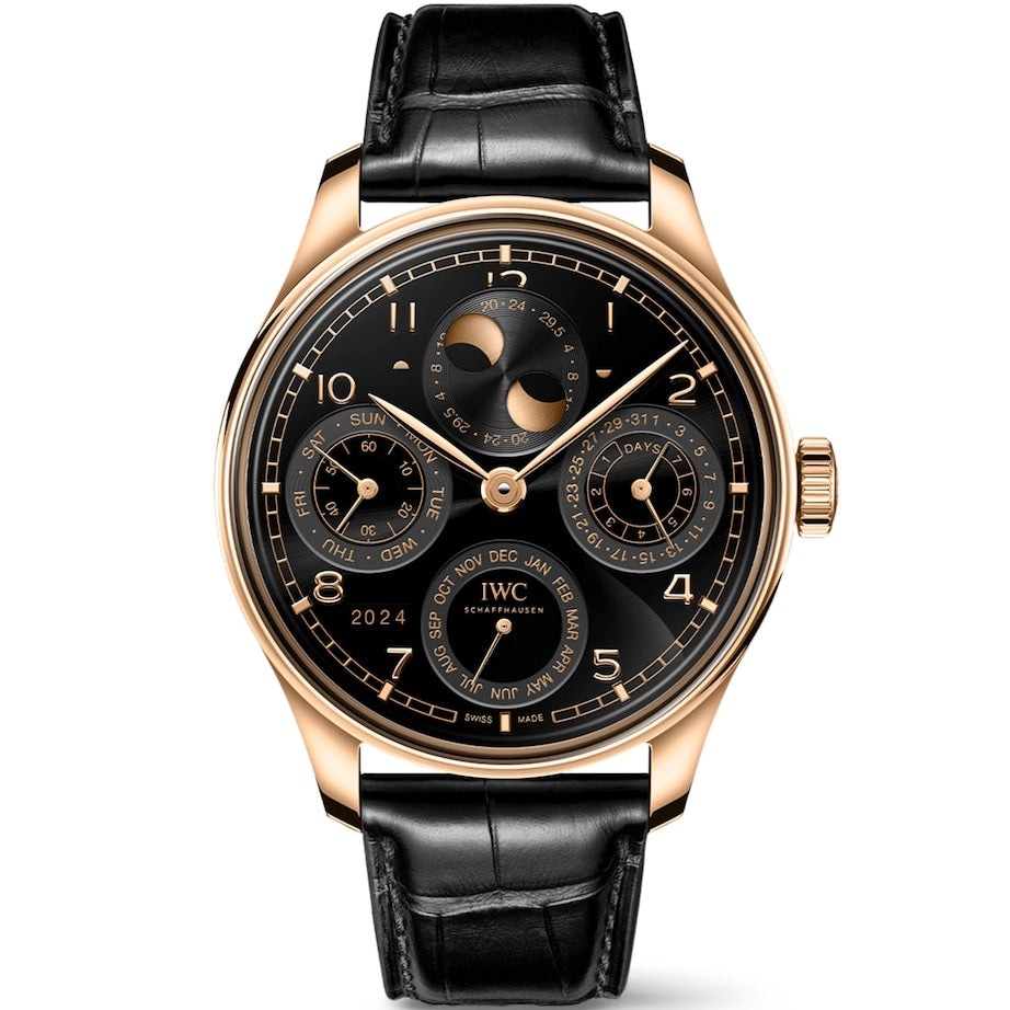 Rose Gold Portugieser Perpetual Calendar Watch 44mm