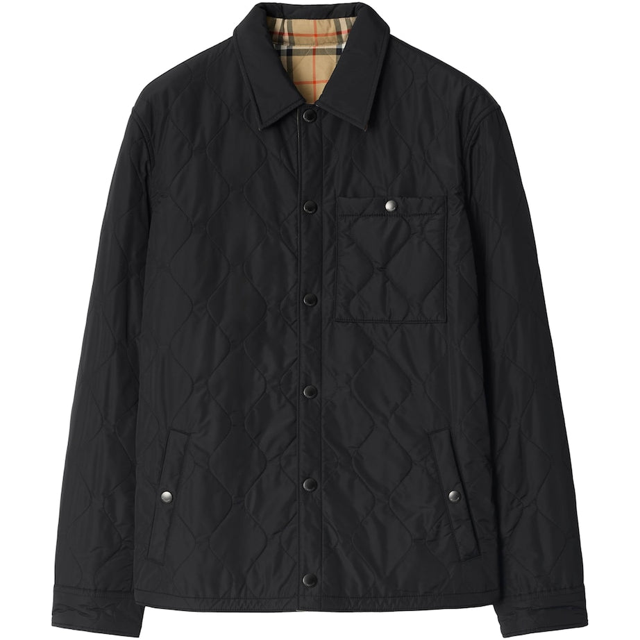 Burberry Black Reversible Quilted Jacket