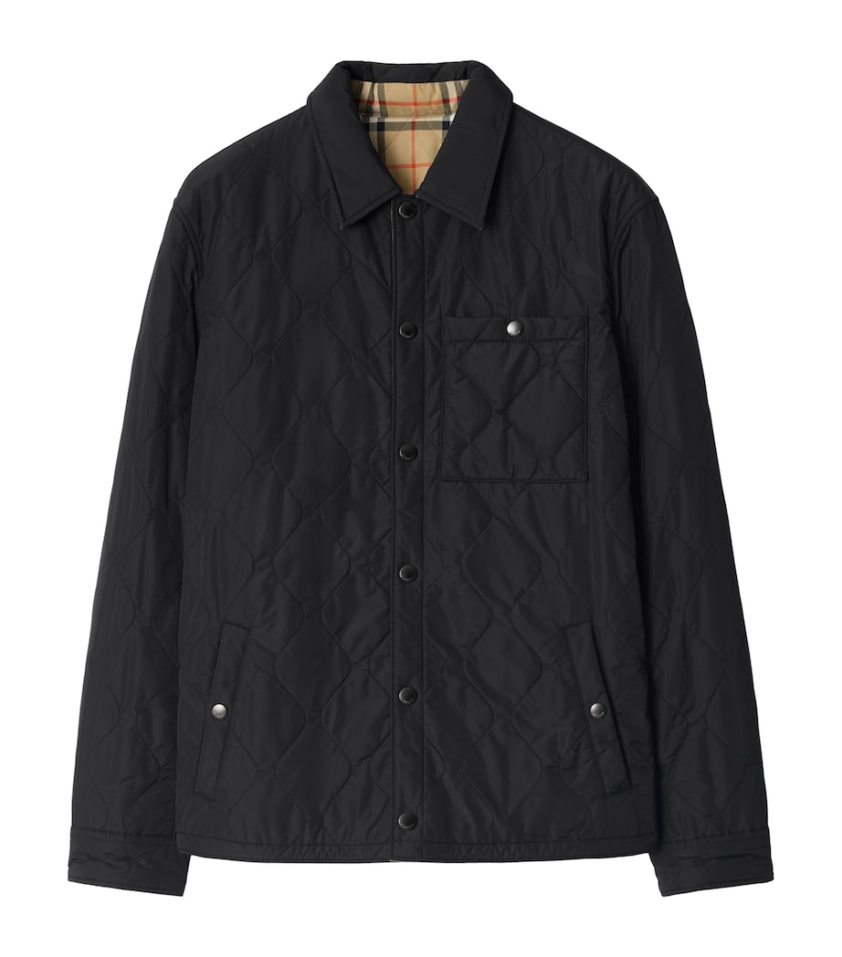 Burberry Black Reversible Quilted Jacket