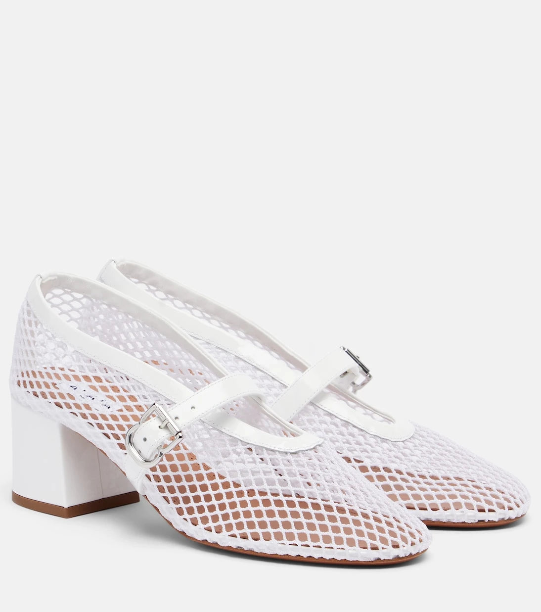 Alaïa - Babies mesh Mary Jane pumps