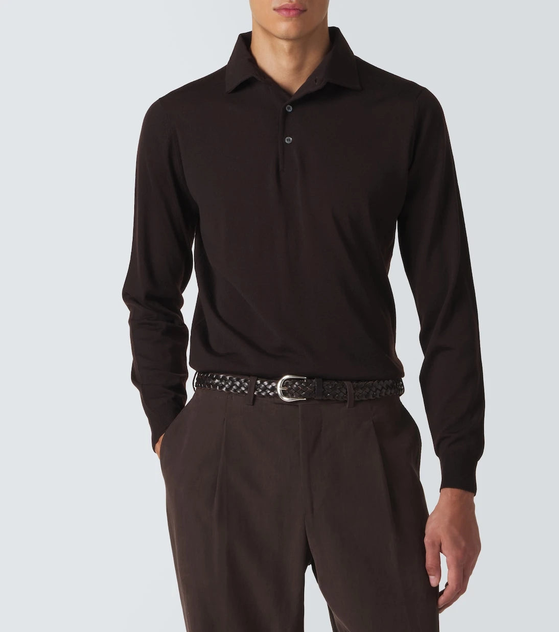 Lardini - Wool polo sweater