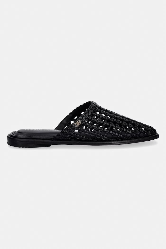 Tommy Hilfiger чехли дамски HILFIGER LEATHER MIX FLAT MULE
