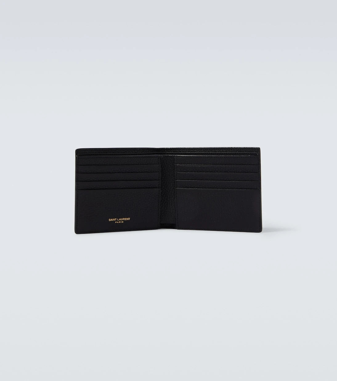 Saint Laurent - Tiny Cassandre East/West leather wallet