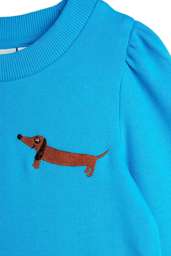 Детска памучна рокля Mini Rodini Dog