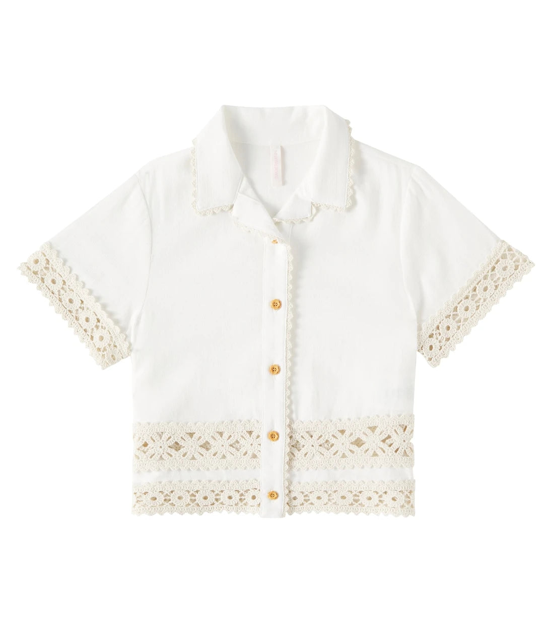 Zimmermann Kids - قميص Wylie القطني