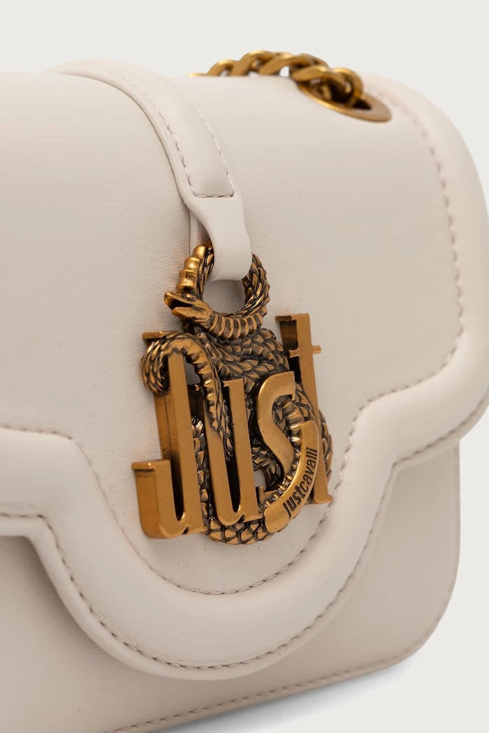 Just Cavalli suni deri kadın crossbody çanta