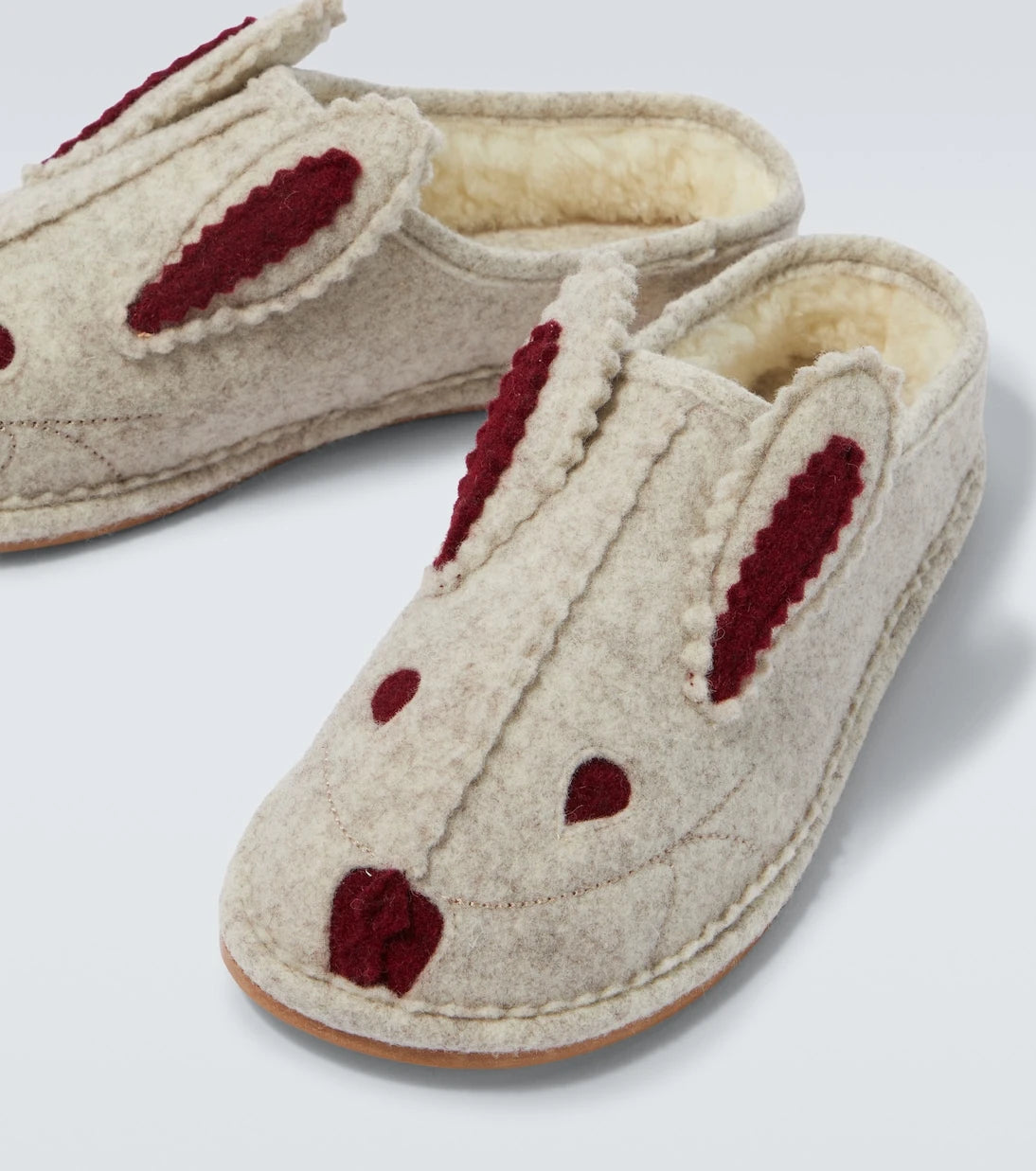 Bode - Wool-blend slippers