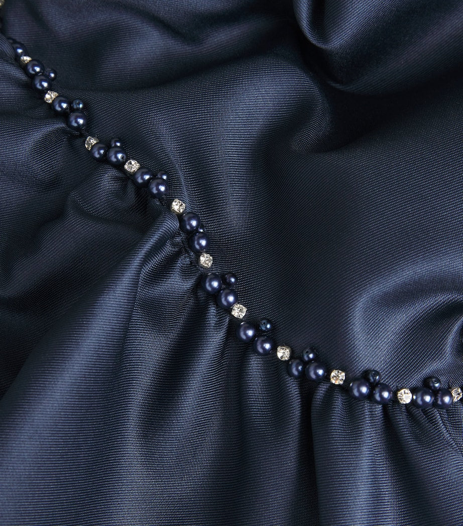 Bimbalo Navy Ruffle-Sleeve Dress (2-14 Years)