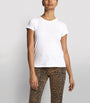 Rag & Bone Womens Bright White Round Neck Cotton-Jersey T-shirt