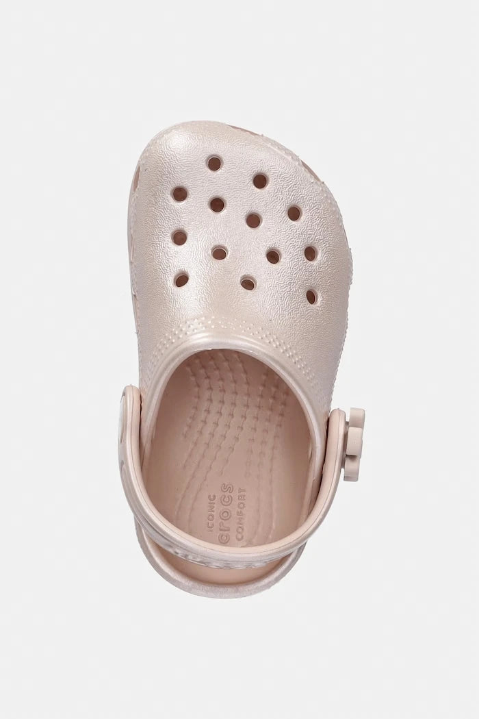 Детски чехли Crocs CLASSIC PEARL SHINE CLOG T