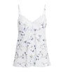 Fantasie Blue Lace-Trim Floral Lucia Camisole Top