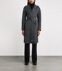 Joseph Grey Double-Faced Wool-Cashmere Costa Coat