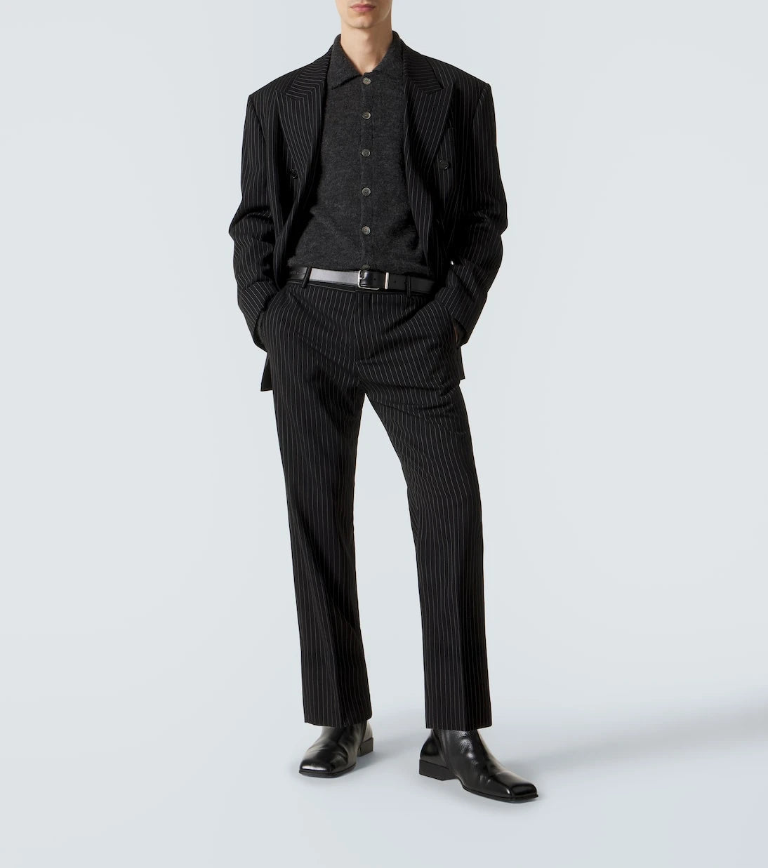 Acne Studios - Striped double-breasted blazer
