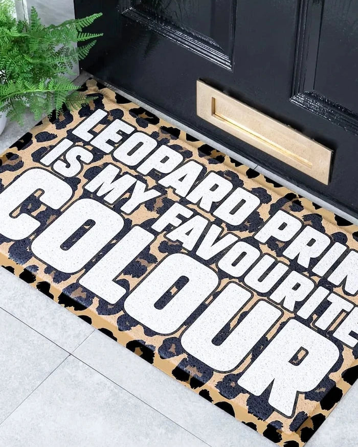 Artsy Doormats Brown Leopard 70x40 cm Paspas