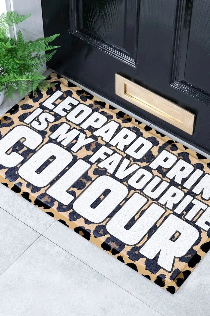 Artsy Doormats Brown Leopard 70x40 cm Paspas