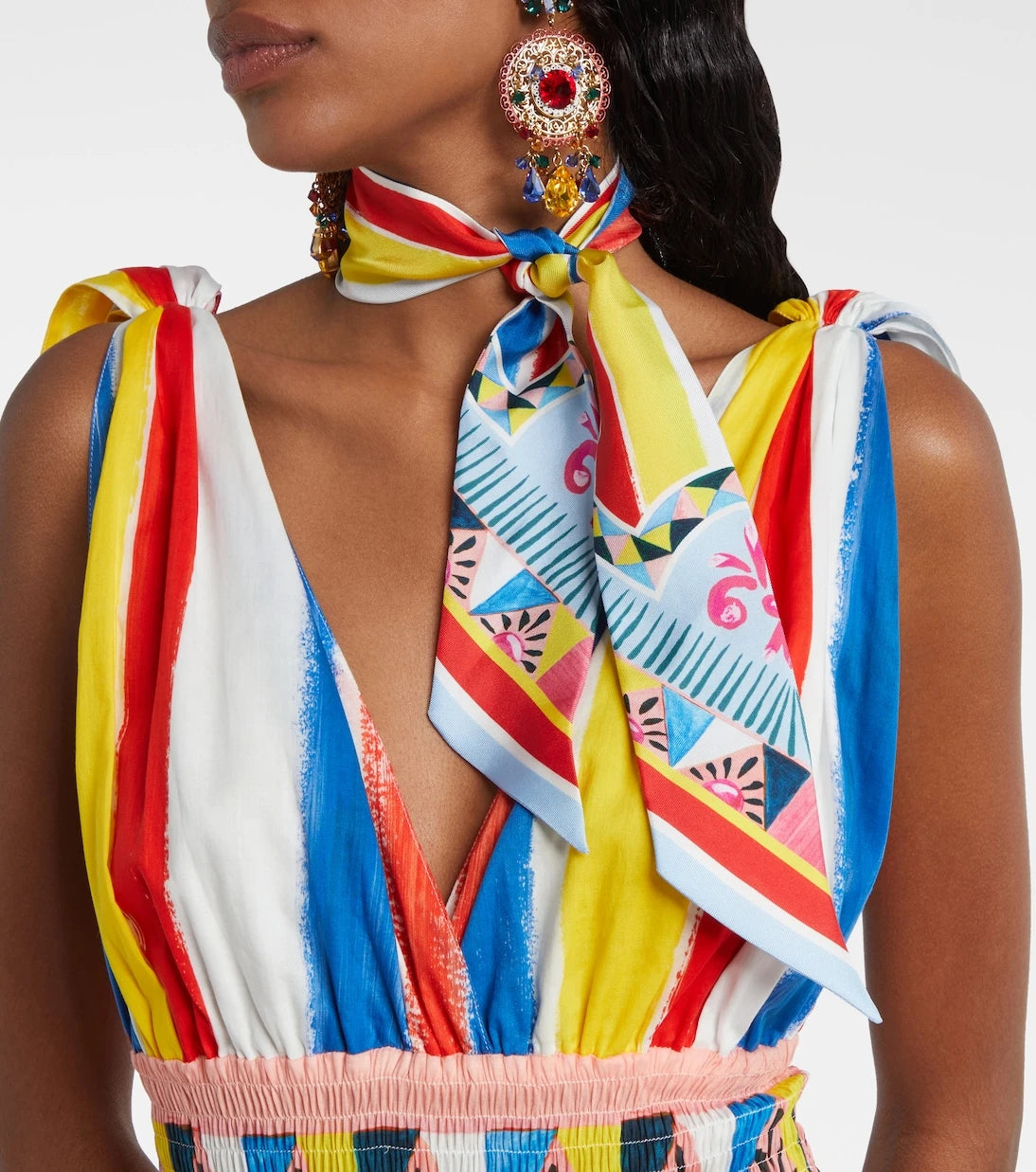 Dolce&Gabbana - Printed silk twill scarf