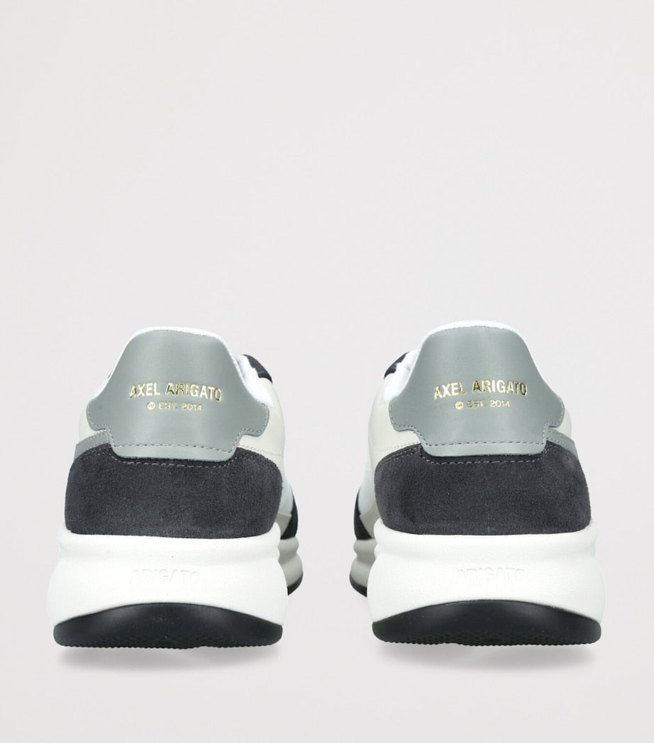 White Suede Genesis Neo Bird Runner Sneakers