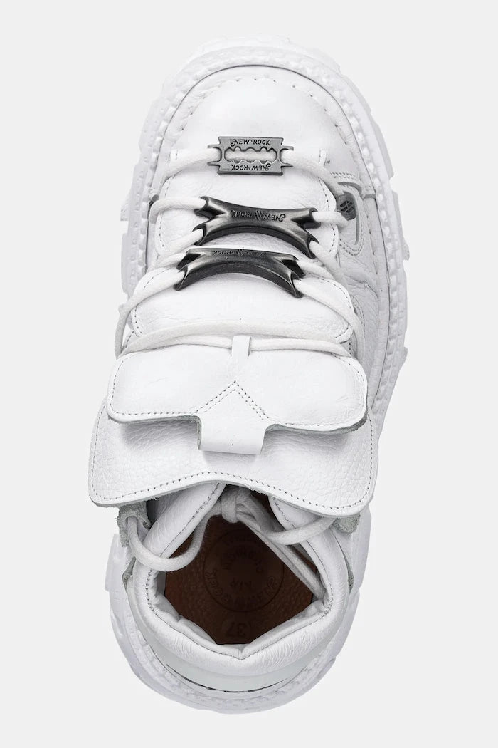 New Rock NAPA BLANCA + IMPERFECT TANK BLANCO TORNILLOS Deri Sneakers
