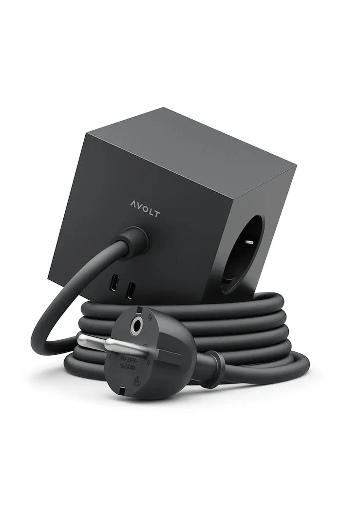 Avolt Square 1 Manyetik Şarj Küpü, 3 m Stockholm Black