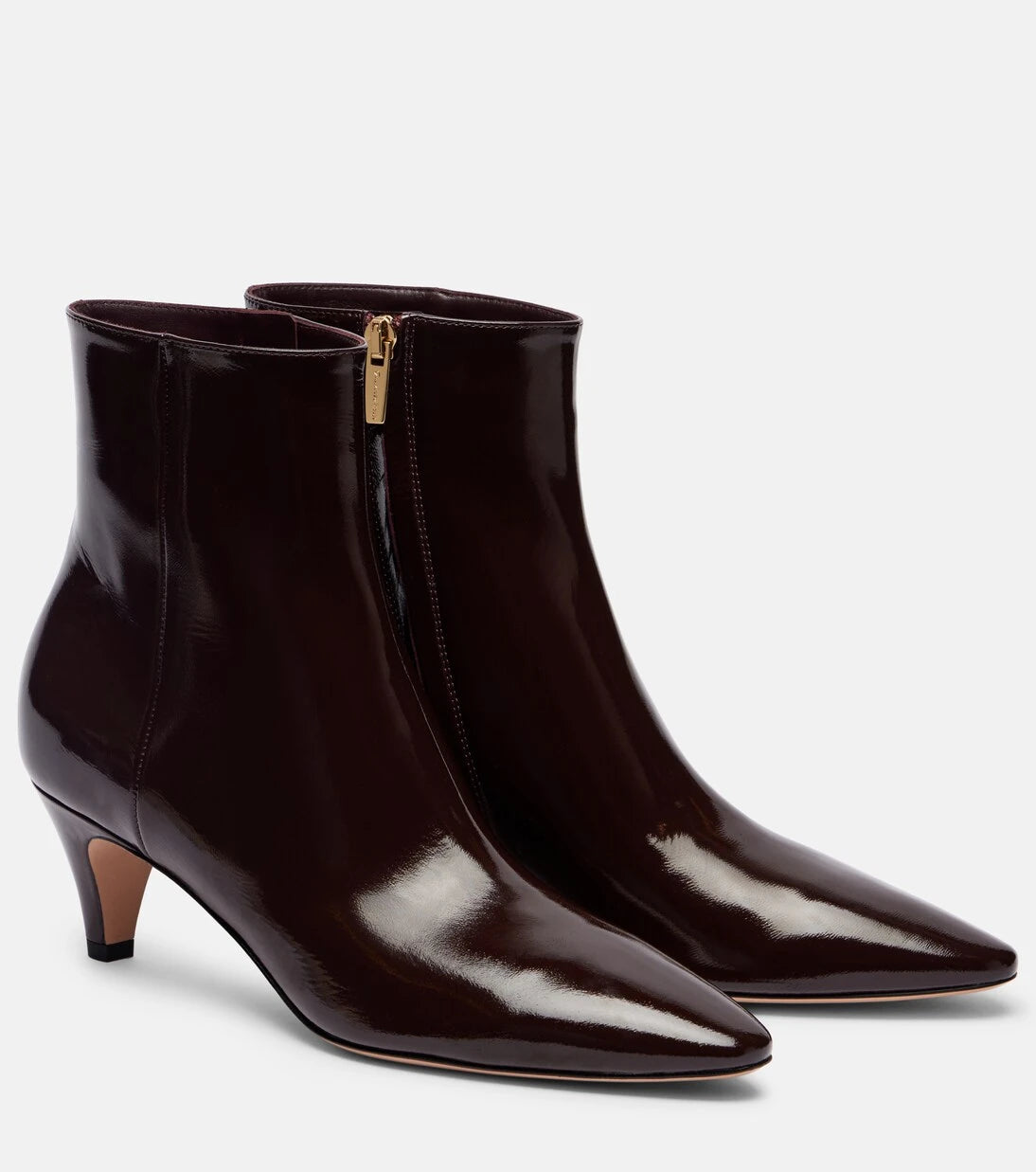 Gianvito Rossi - 55 patent leather ankle boots