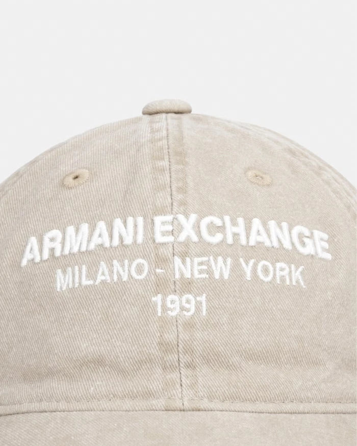 Armani Exchange pamuklu erkek бейзбол şapkası
