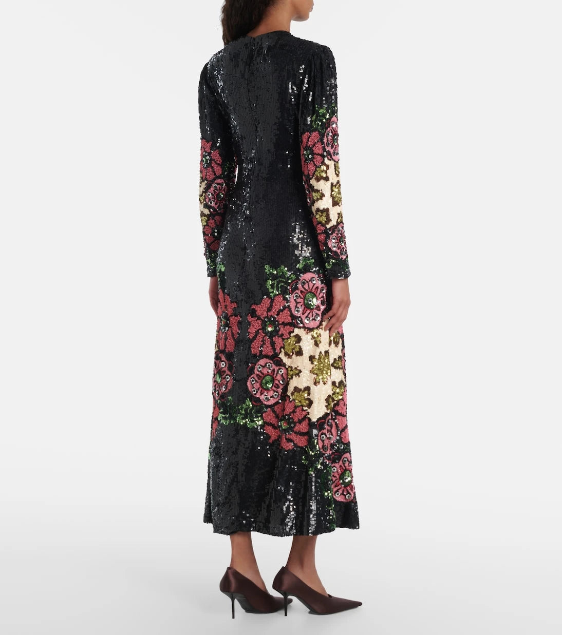 La DoubleJ - Clingy Swing sequined maxi dress
