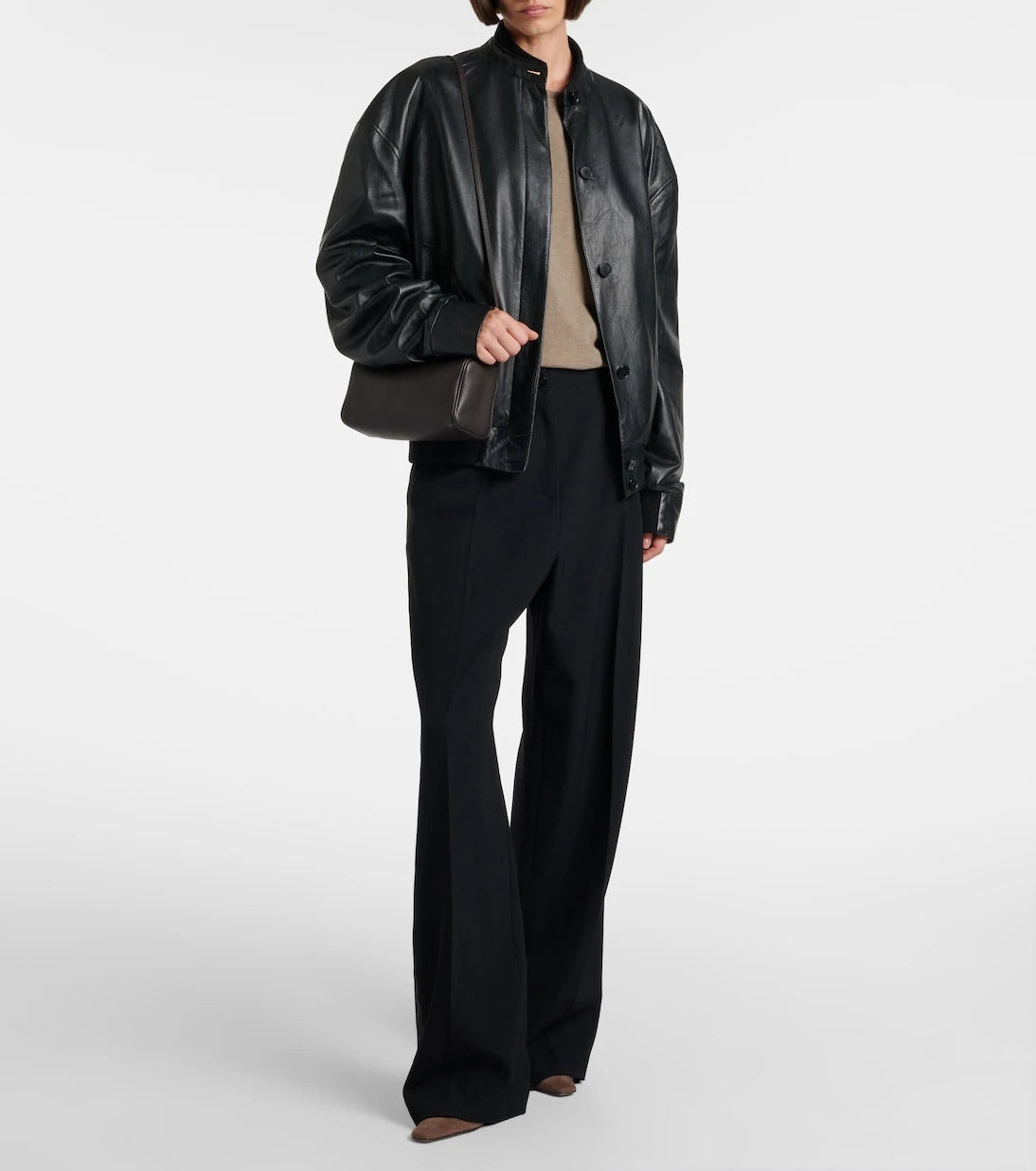 The Row - '90s leather shoulder bag